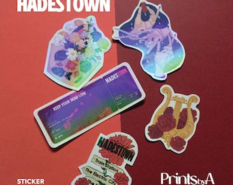 Hadestown Sticker, Persephone Sticker, The Fates Sticker, Orpheus Sticker, Eurydice Sticker