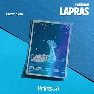 Lapras Proxy Card, Pokemon Proxy Card, Lapras Card, Pokemon Card