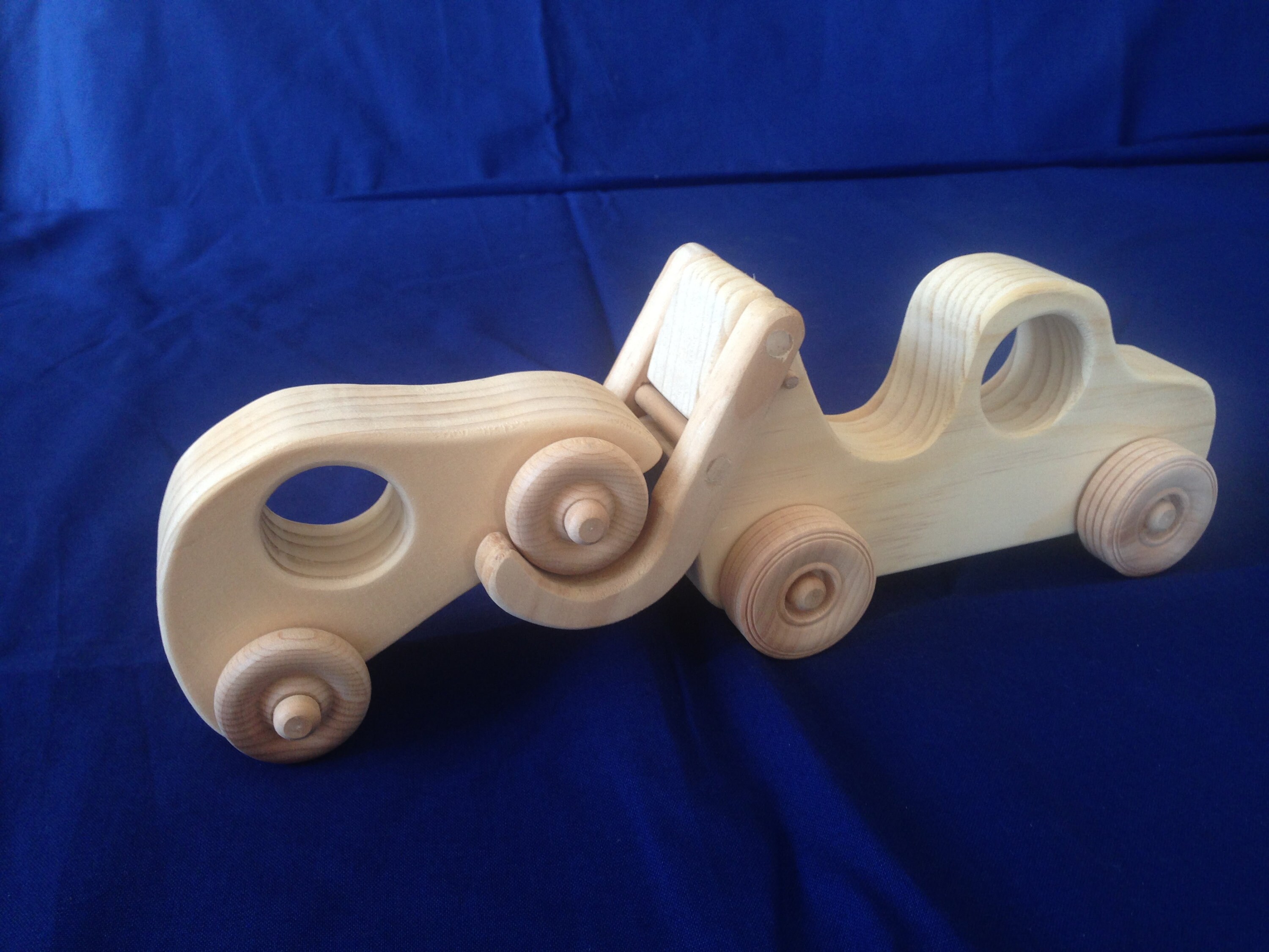 Remolque de madera camión de remolque con coche I acabado | Etsy