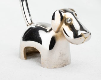 Brass dog ring holder