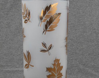 Vintage gold leaf bottle, Starlyte glass