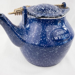 John Wright Cast Iron Kettle - Etsy