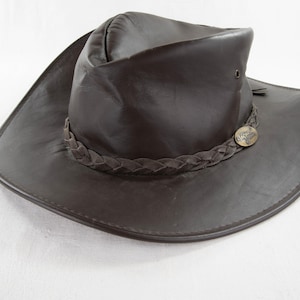 Jacaru Leather Hat; Australian Kangaroo Hat;