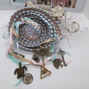 Handfasting ribbon - Romance, health, inventiveness, tranquility
