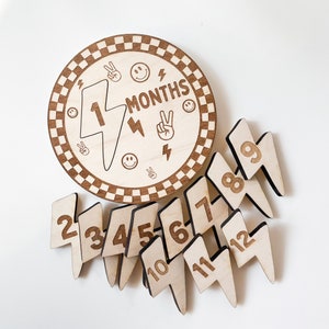 Geruite mijlpaalkaarten | Mijlpaalkaarten met skaterthema | Cadeau kraamcadeau | Babymijlpaalfoto's | Kaarten voor bliksemschichtmijlpalen