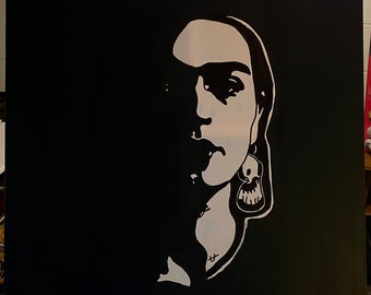 Viva Frida | Original 2021 | Tinte auf Leinwand. | 36" x 24"