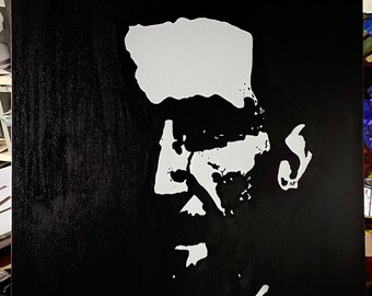 Orwellian | Original 2020 | Tinte auf Leinwand. | 40" x 30"