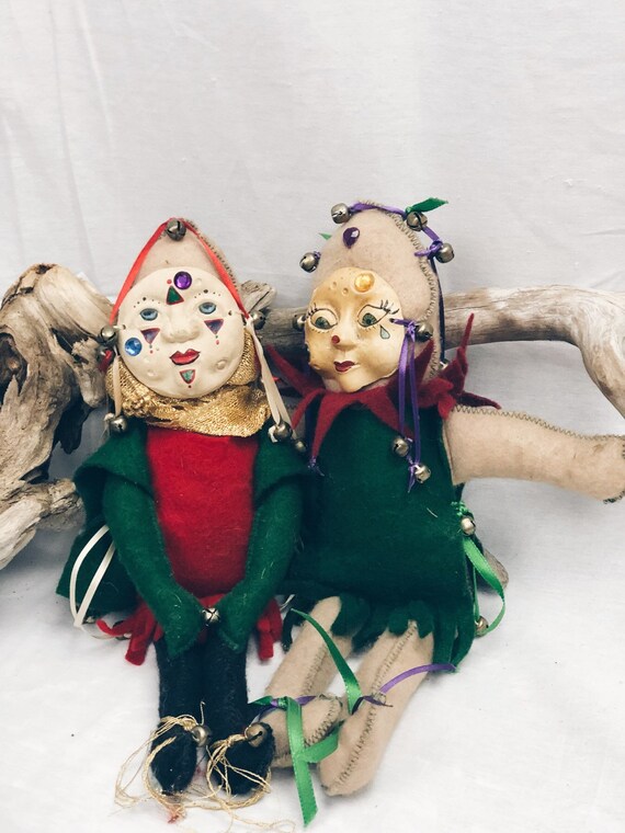 antique jester doll