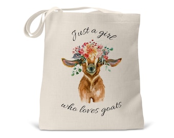 goat tote bolsa