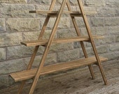 Vintage 3Tier home ladder shelving storage display unit bookcase stand plant shelf