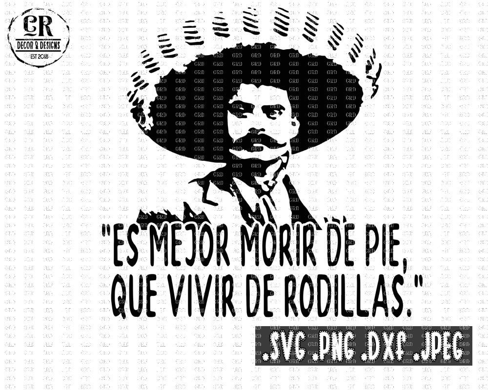 Zapata Quote svg Zapata svg Spanish svg Spanish Quote Etsy