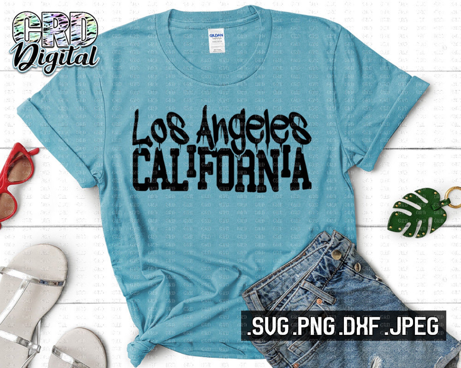 Los Angeles Svg LA Svg California Svg Cali Svg Southern | Etsy