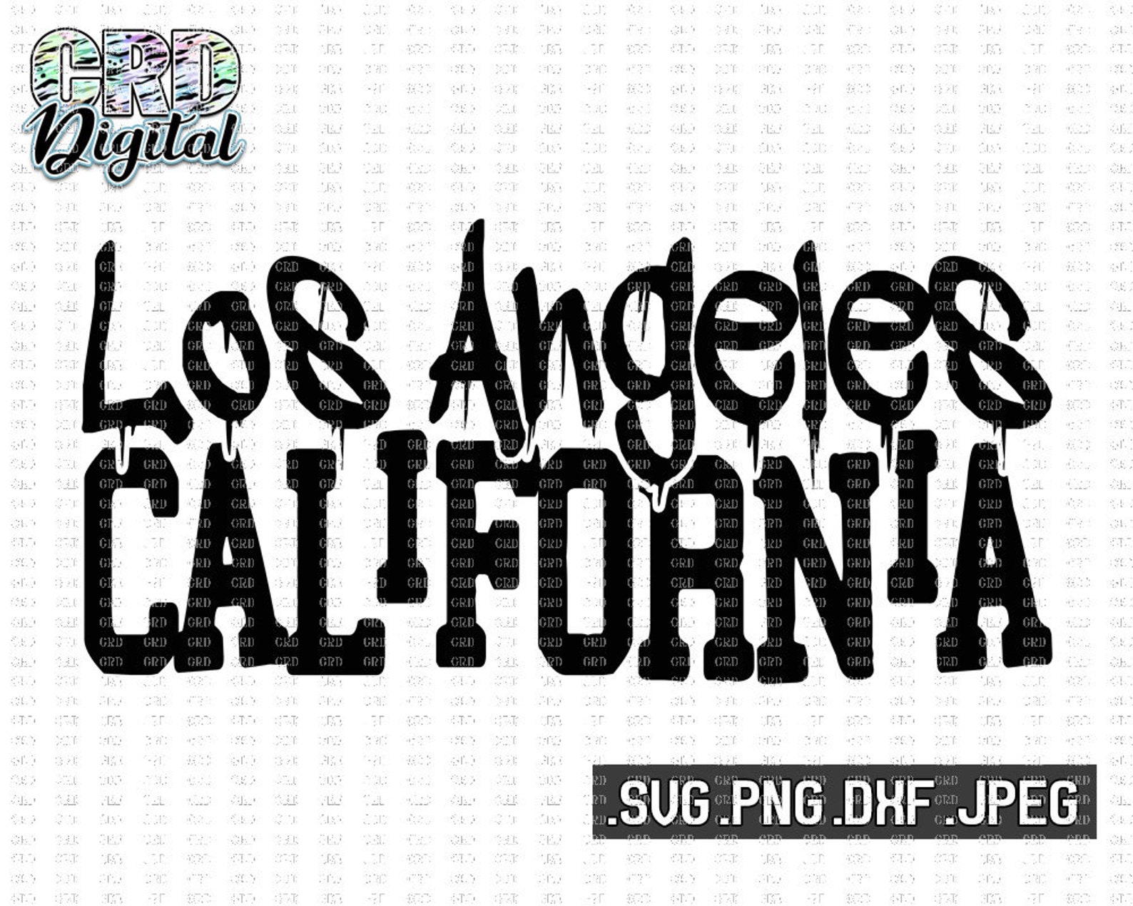 Los Angeles Svg LA Svg California Svg Cali Svg Southern | Etsy
