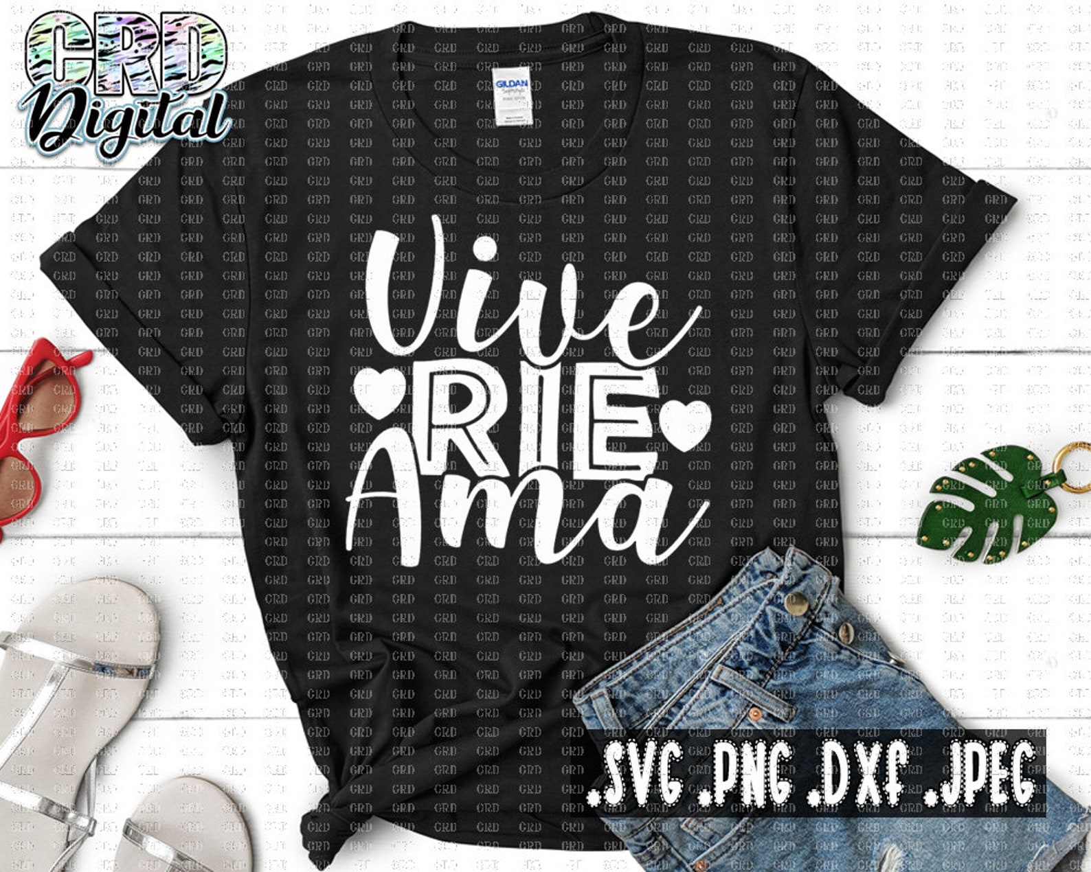 Spanish svg Vive Rie Ama svg Spanish quote svg Spanish Etsy