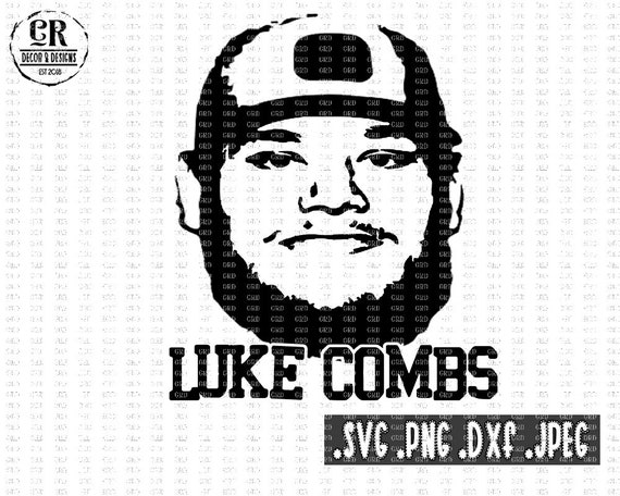 Download Luke Combs Fan Art Luke Combs svg Country Music svg Luke | Etsy