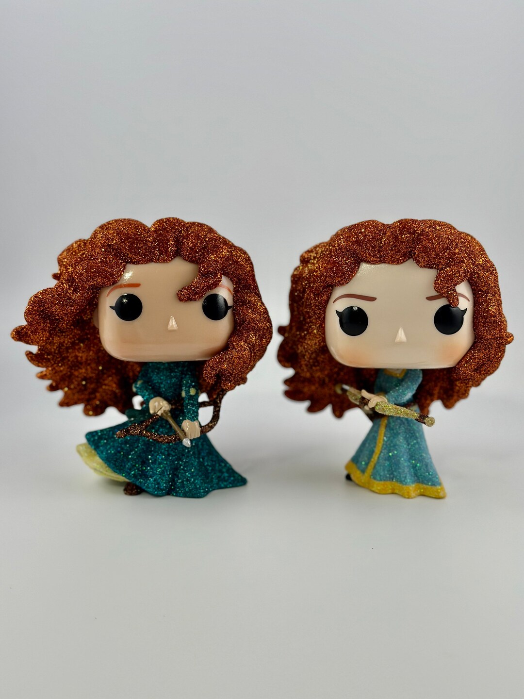 Glitter Merida Funko Pop Bundle: Custom Brave Movie Figures