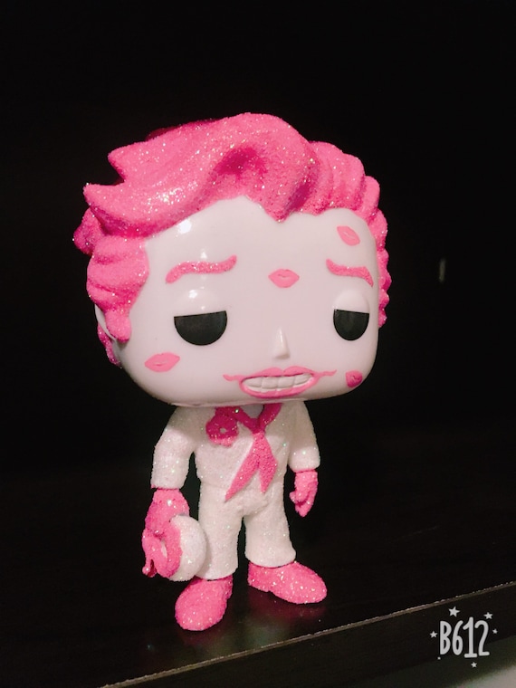 Glitter Pink & White Joker Funko Pop 