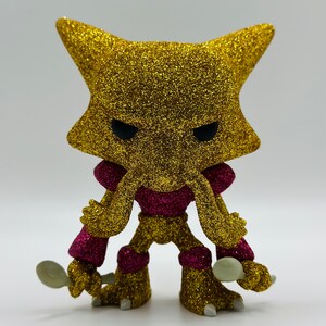Custom Diamond Shiny Alakazam Funko Pop