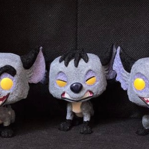 Flocked Lion King Hyenas 3-Pack Funko Pops