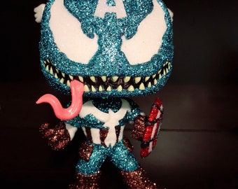 Glitzer Venomized Captain America
