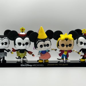 Glitter  Minnie Mouse Funko Pop 5-Pack | Disney | Funko Pop | Disney Gifts | Minnie Mouse | Custom | Limited Edition | Glitter |