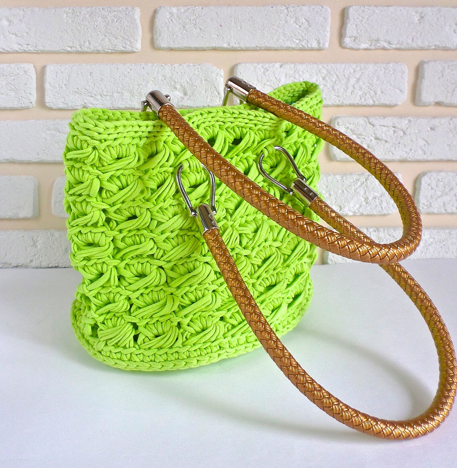 Crochet bag pattern T shirt yarn pattern Crochet Tote Bag Etsy