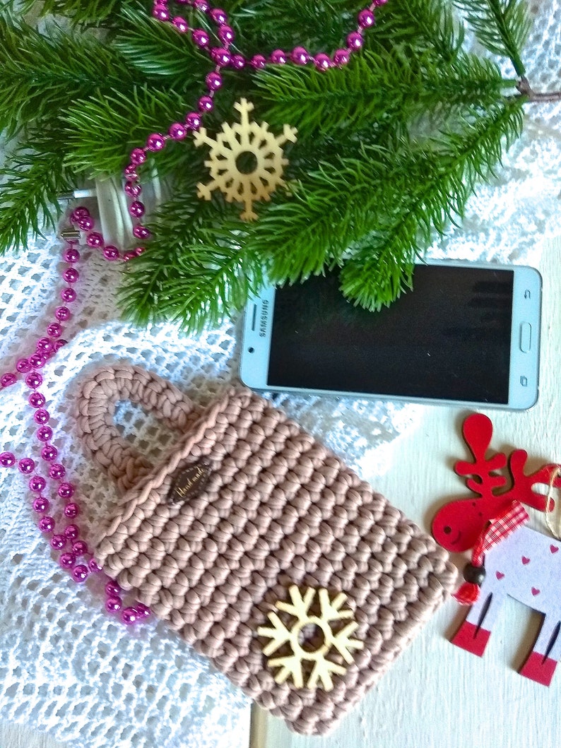 Phone charging pouch eco friendly phone accessory gift for Etsy