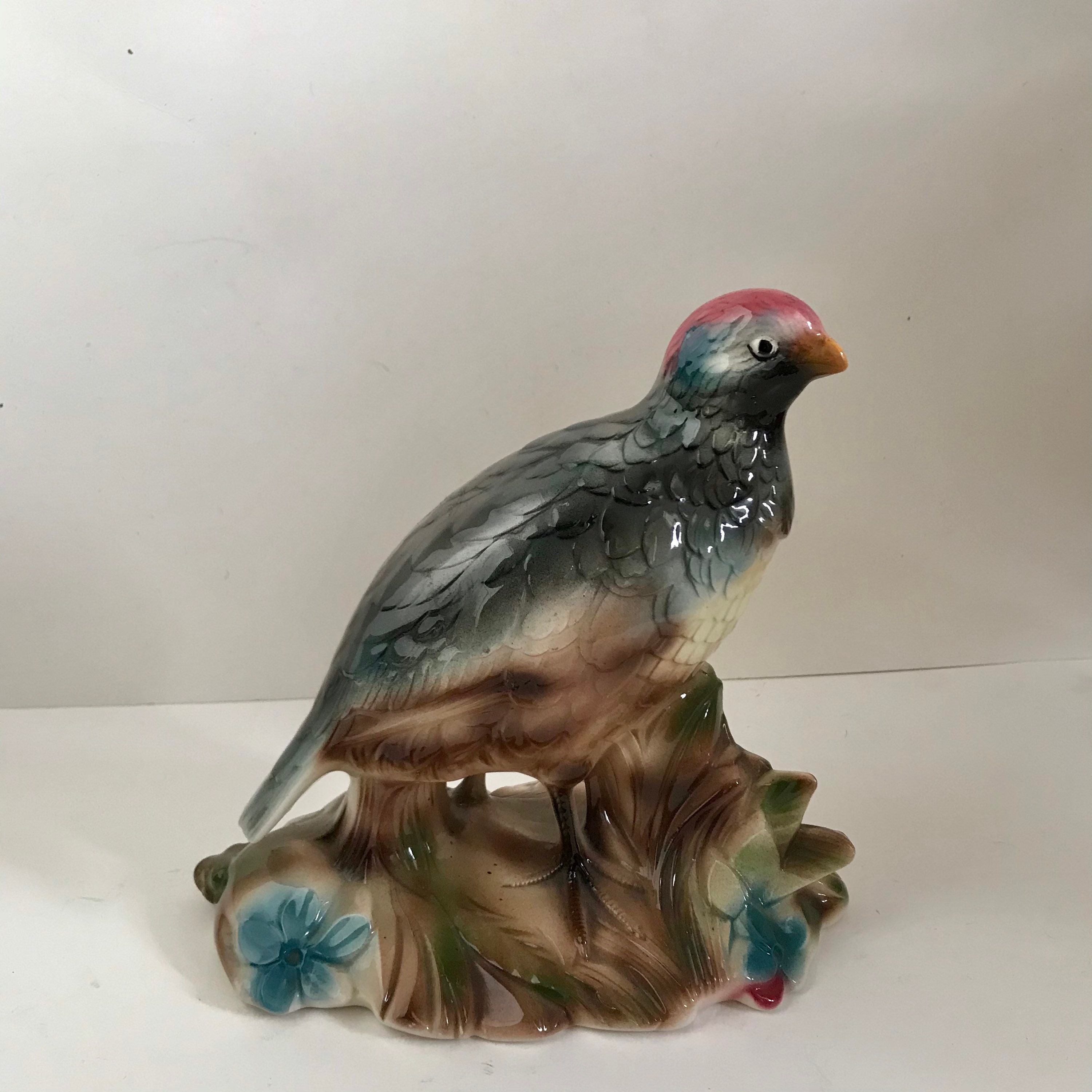 Vintage Holland Mold Ceramic Quail Bird Figurine / Hand Etsy