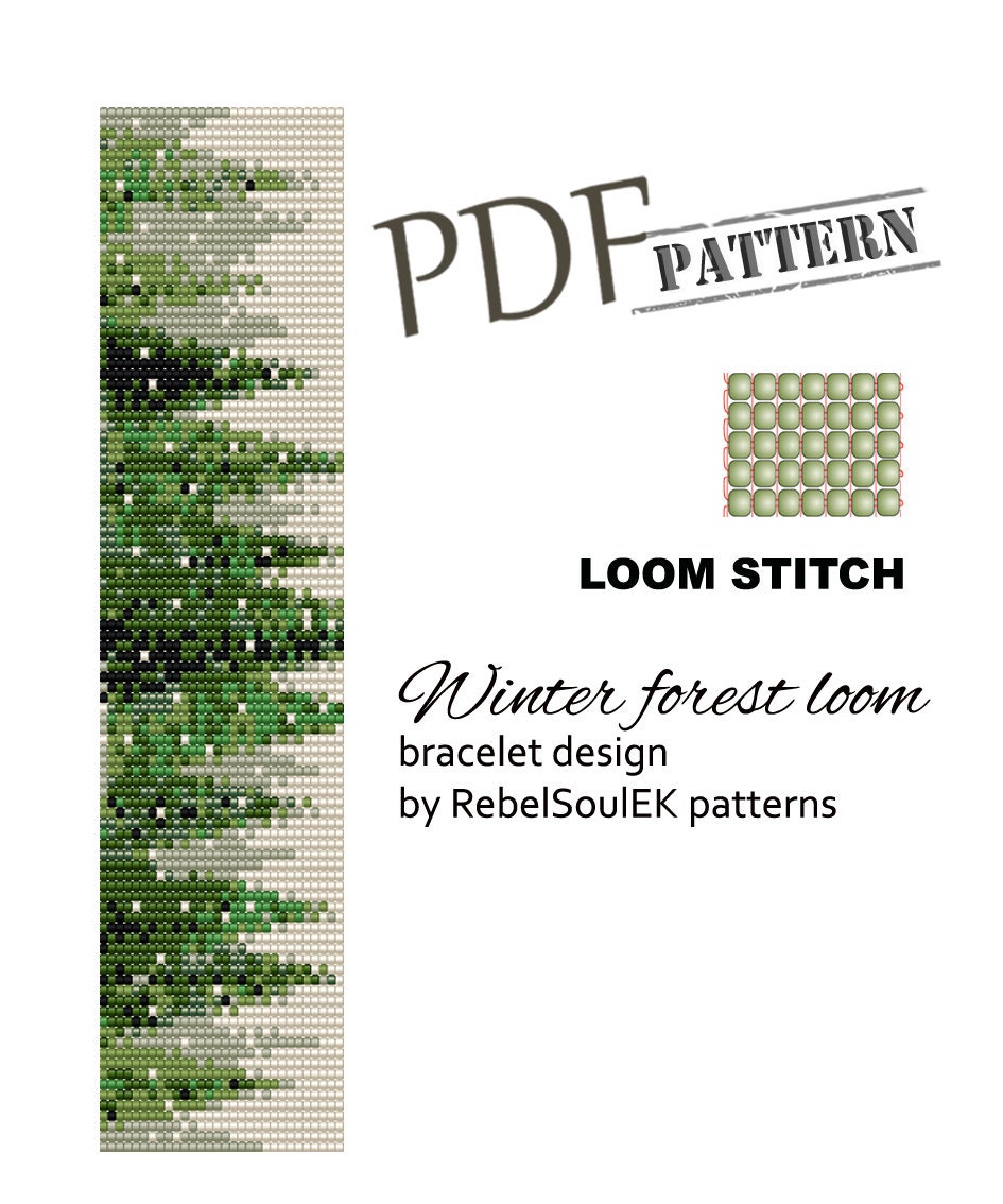 Christmas Tree Pattern Pdf Pattern Seed Bead Pattern WINTER - Etsy