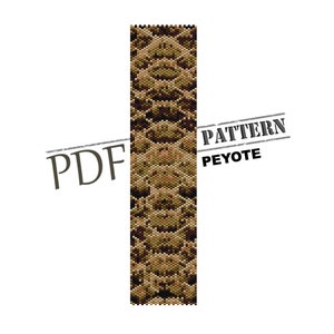 snake 2 skin pattern, pdf pattern, bracelet pattern, single peyote stitch, Delica pattern, seed beads tutorial, instant downloud PDF