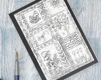 Metal Embossing Kit: A5 Journal Craft for Adults