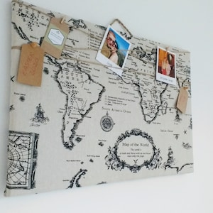 Kork Weltkarte, Pinnwand, Weltkarte, Peg Pinnwand, Anstecknadel, Vision Board, Reiseplaner, Foto Anzeige