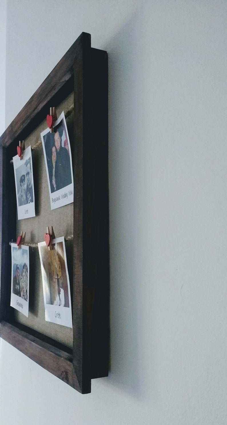 Wooden Peg Photo Frame