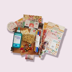 Scrapbooking Kit für Kinder / Basteln für Jungen Mädchen / Basteln / Kinder Geschenk Set