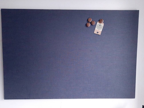 Charcoal MAGNETIC Board, Fabric Magnet Bulletin Board, Home Office Notice  Board, Memo Display 