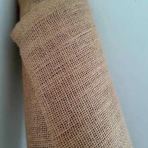 Hessian Burlap Fabric: 54&quot; Wide, 10oz Jute for Crafts & Sewing