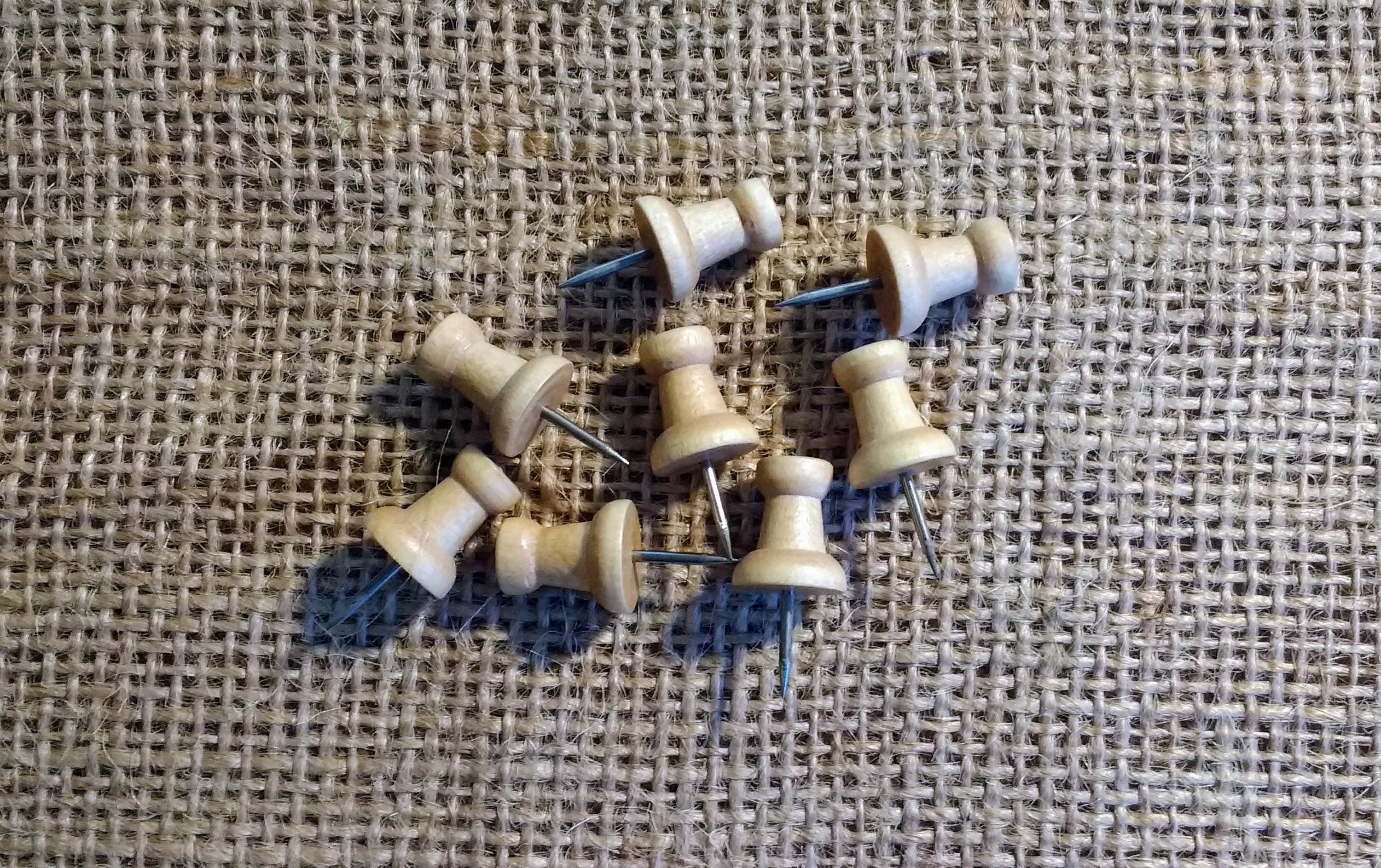 Wooden Push Pins 25 Pcs Thumb Tacks Rustic Push Pins Etsy