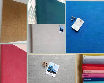 Custom Fabric Pinboard: Cork Board Notice Board