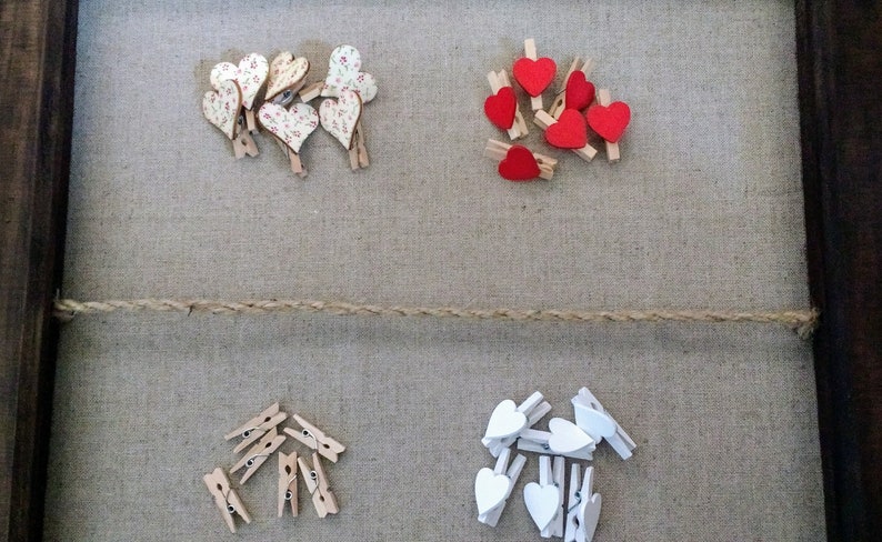 Wooden Peg Photo Frame