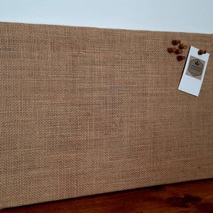 Hessische NOTICE Board, Korktafel, Pinnwand, Moodboard, Stoff Vision Board,