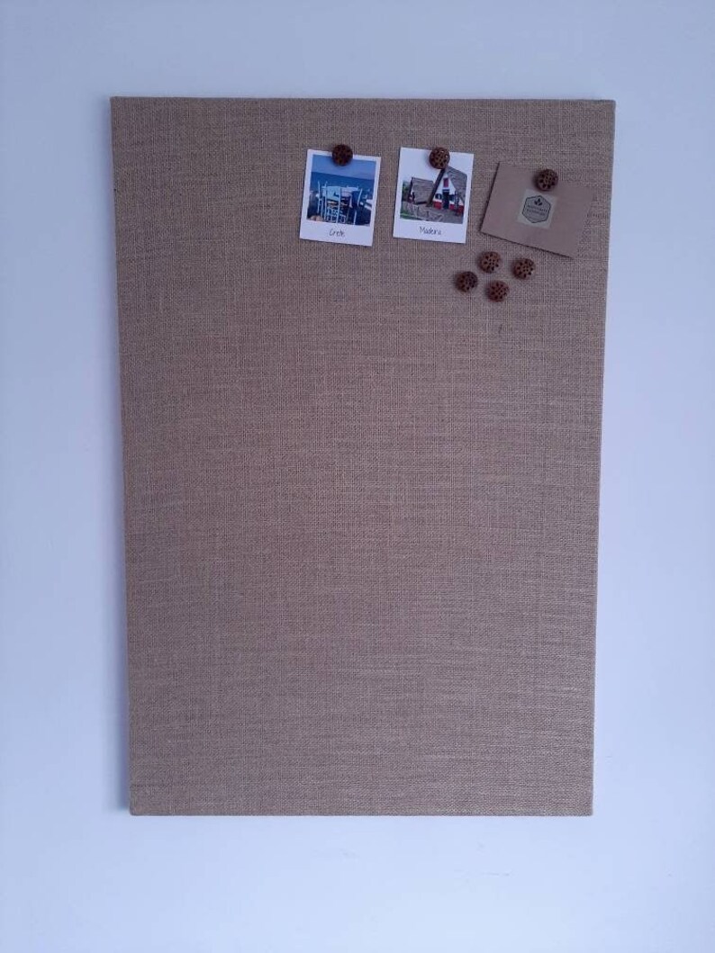 Hessian Board Fabric Bulletin Board Home Etsy UK