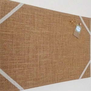 GUEST BOOK Alternative, CORK Board Hessian Burlap Covered, Rustic Seating Plan, Both Vertical & Horizontal Options