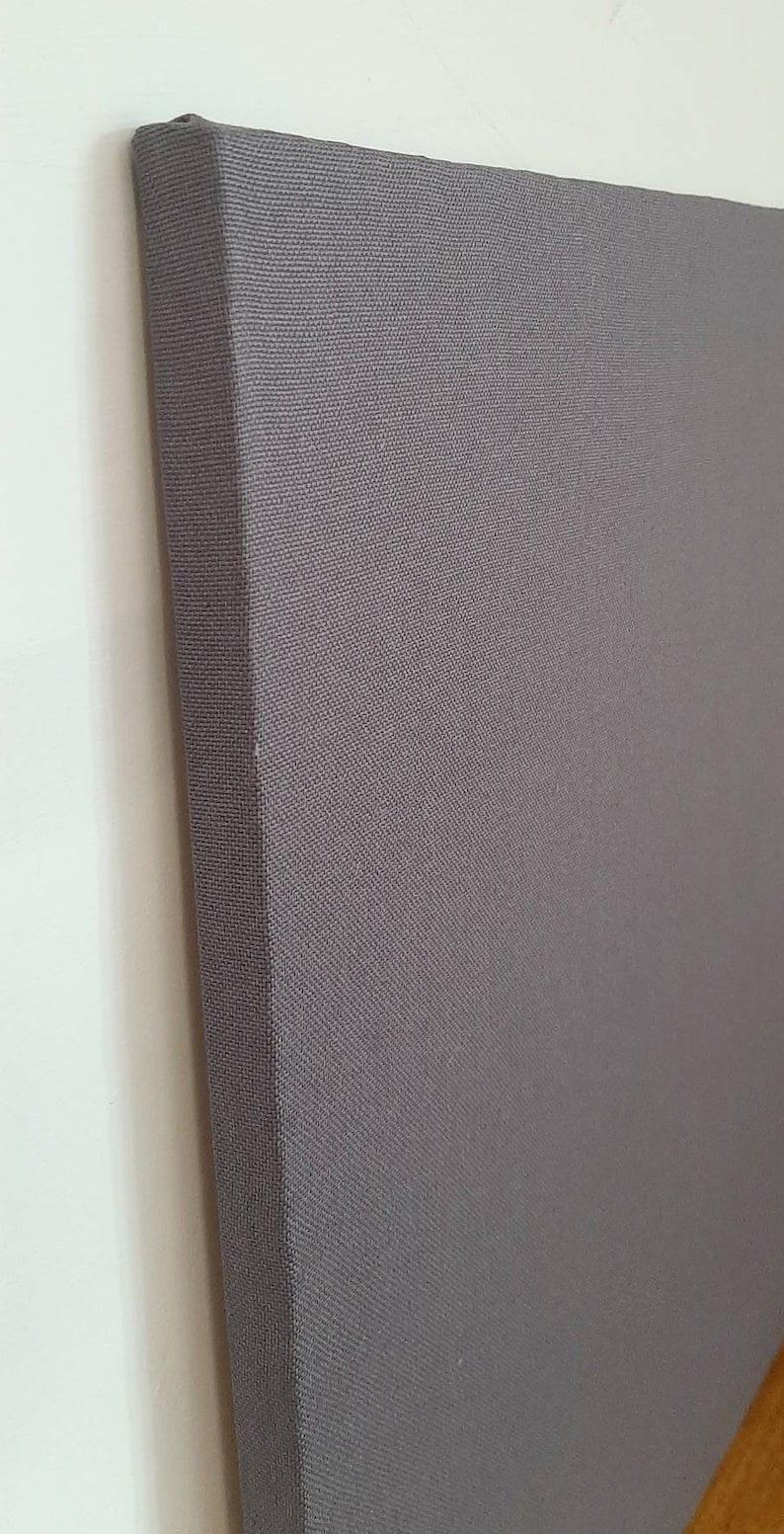 Charcoal Notice Board Grey Cork Board Pinboard Bulletin Etsy UK