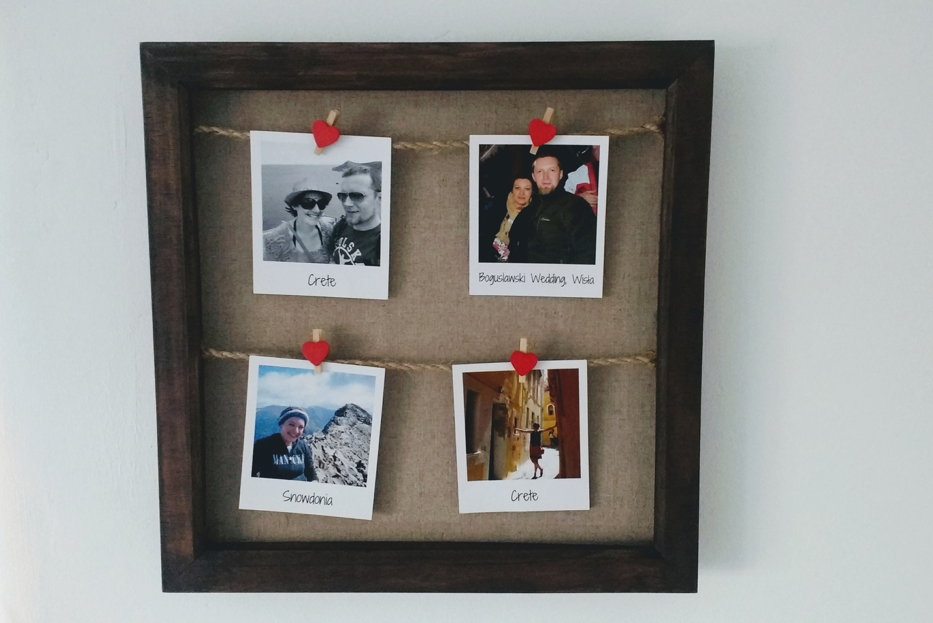 Wooden Peg Photo Frame - Etsy Canada