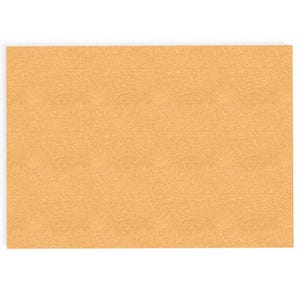 May include: A rectangular, light brown felt sheet. The felt has a slightly textured surface and a solid, uniform color. The sheet is a warm, neutral tone, suitable for various craft projects or decorative uses.