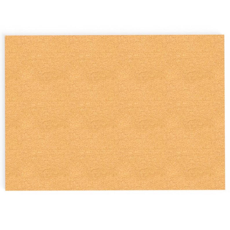 May include: A rectangular, light brown felt sheet. The felt has a slightly textured surface and a solid, uniform color. The sheet is a warm, neutral tone, suitable for various craft projects or decorative uses.