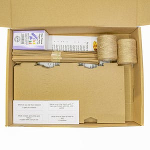 DIY Christmas Cracker Kit: Kraft Brown, Plastic-Free, Set of 6