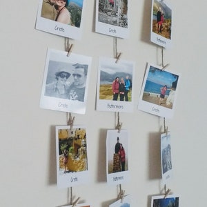 Photo or Message Driftwood Board / Polaroid Display / Photo Holder / Photo Wall Hanging image 4