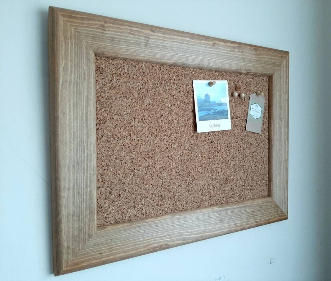 A4 Natural Message Cork Board Environmentally Memo Pinboard Notice