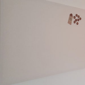 Cream MAGNETIC Board, Off White Fabric Magnet Bulletin Board, Home Office Notice Board, Memo Display